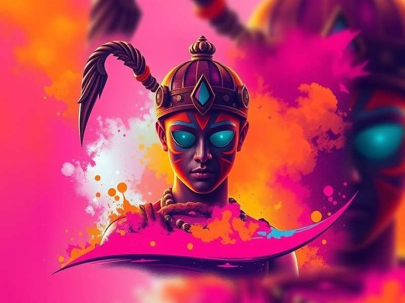 Holi Color Warrior Game Banner